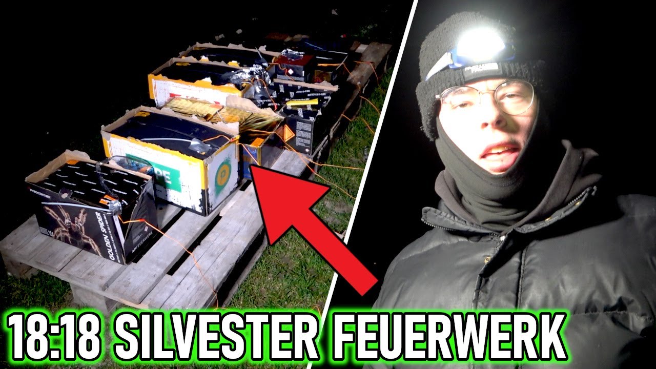 18:18 SILVESTER 2024 FEUERWERK in OTTENSEN 🚀
