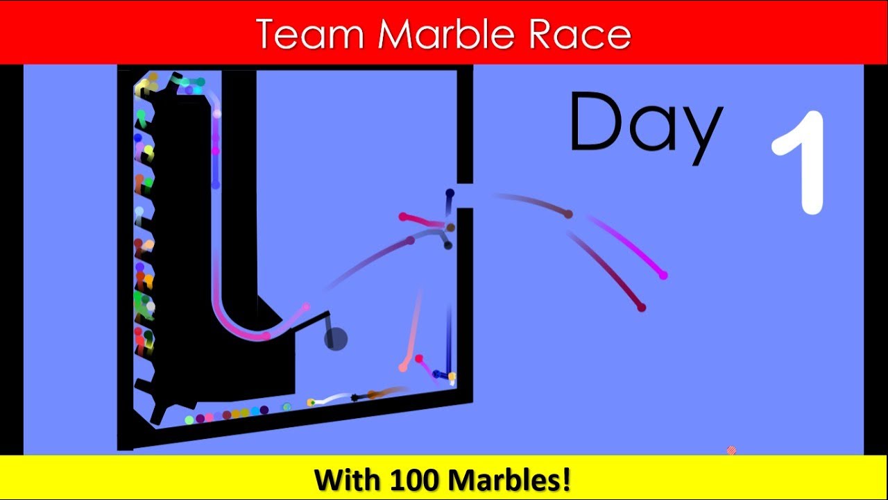 Team Marble Race Day 1