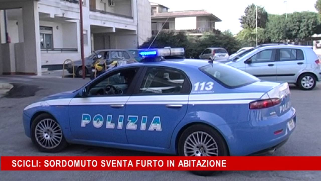 Scicli, sordomuto sventa furto in abitazione