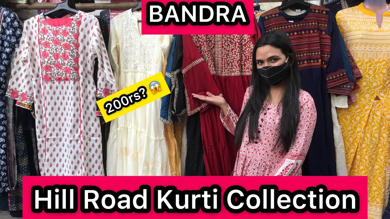 HILL ROAD BANDRA KURTI COLLECTION AT REASONABLE PRICE / After Lockdown || Ash sandis❤️