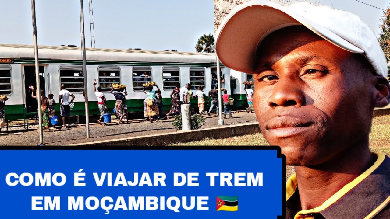 Grande aventura viajando com o trem em Moçambique 🇲🇿
