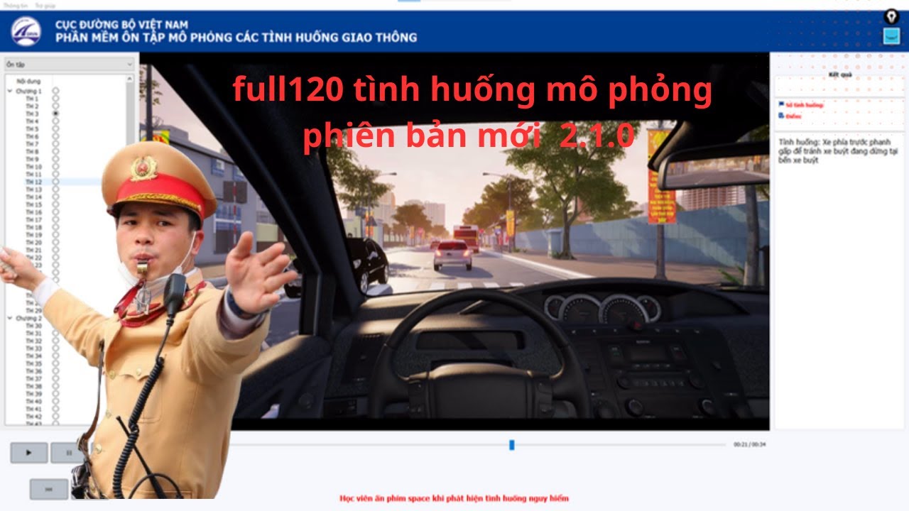 FULL 120 TÌNH HUỐNG MÔ  PHỎNG  THẦY TỚI