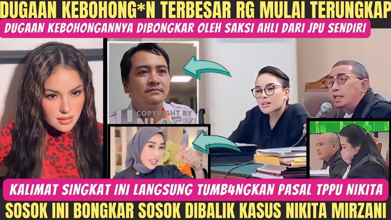 DUGAAN KEBHNG*N RG TERBONGKAR‼️KALIMAT SINGKAT INI TUMB4NGKAN PASAL TPPU‼️SOSOK DIBALIK KASUS NIKITA