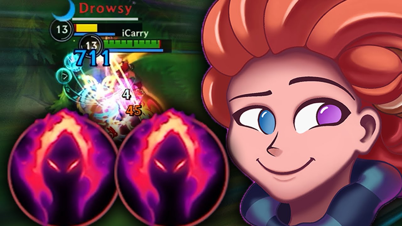 New Dark Harvest ZOE is Absolutely Broken in Mid Lane!