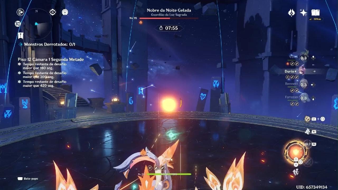 Genshin impact Abyss Level 12 36 Stars