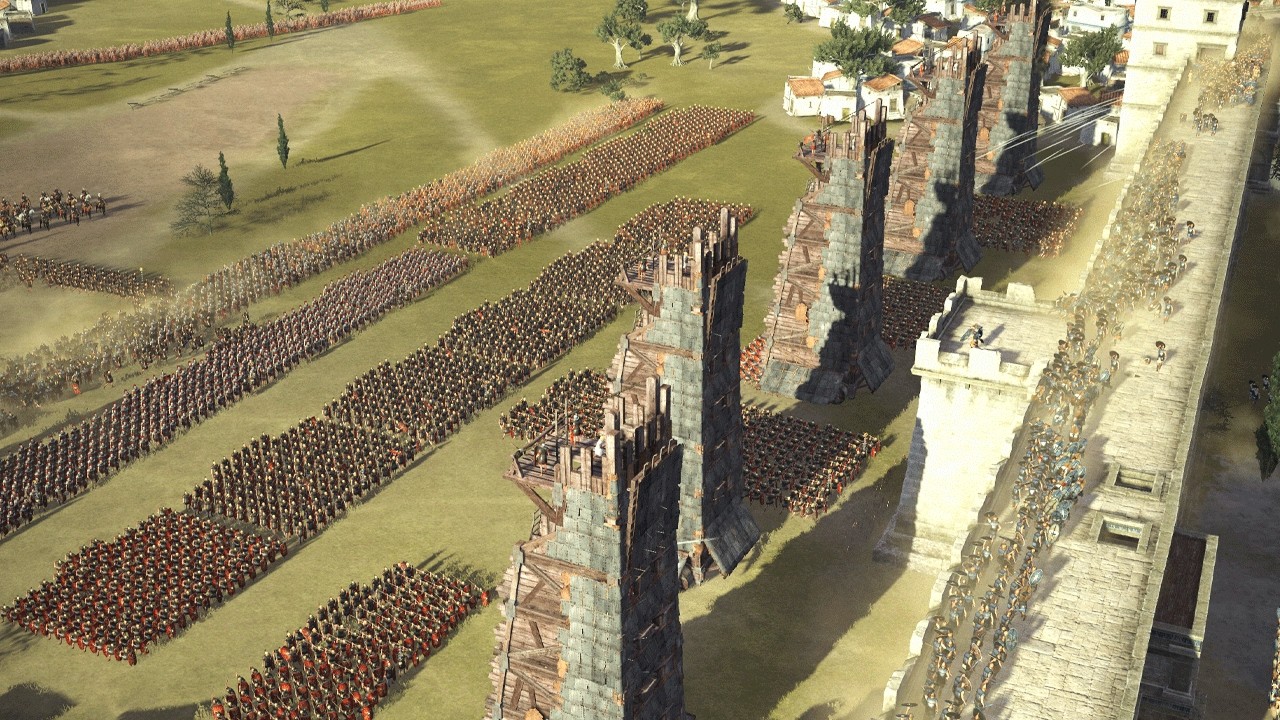 Rome vs Greek City-States – The Fight for Athens Begins! – Epic 4v4 Siege Battle