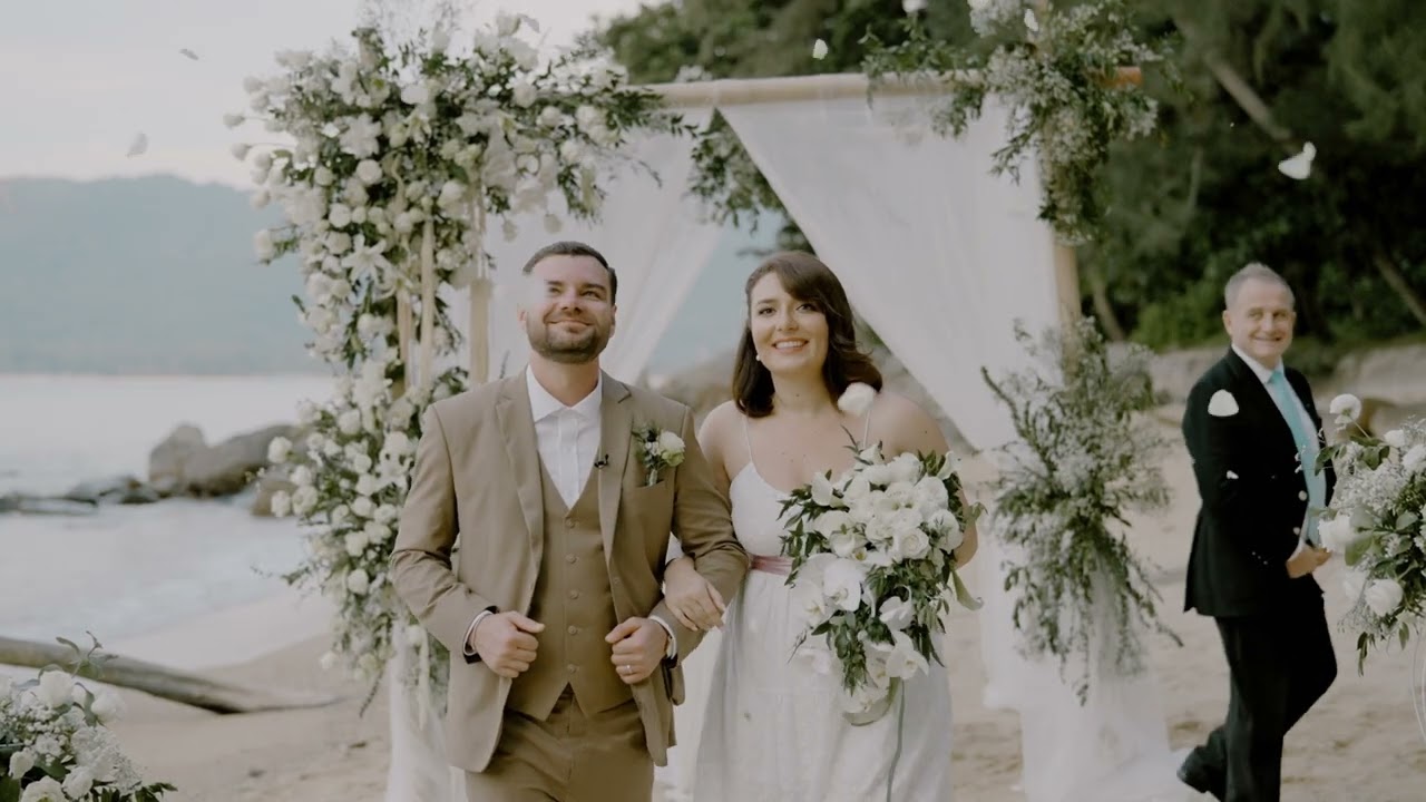 Anastasia & Mario's Beach Wedding Video, 21st November 2023 Hua Beach