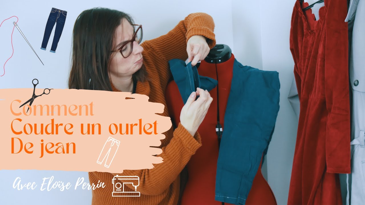 Coudre un OURLET de jean