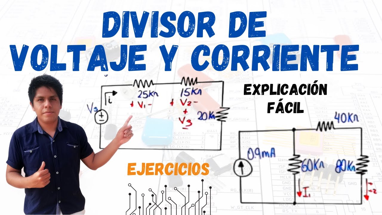 ⚠️DIVISOR de VOLTAJE y CORRIENTE en CIRCUITOS MIXTOS ⮞ 3 EJERCICIOS RESUELTOS [PASO A PASO] ✔️