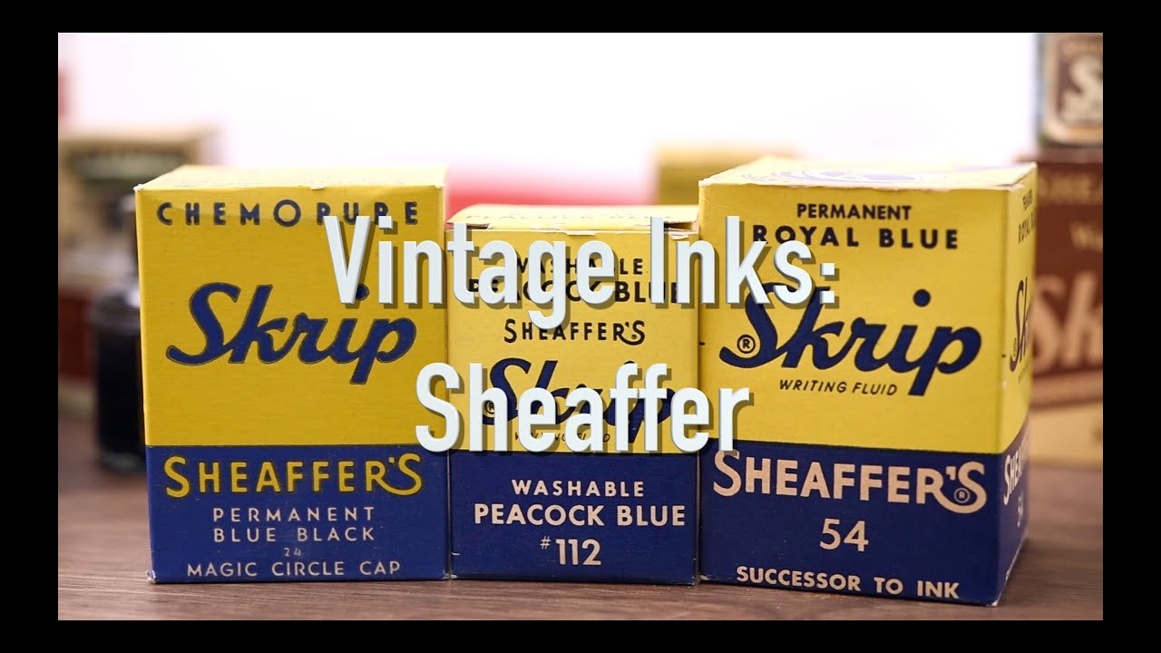 Vintage Fountain Pen Ink: Sheaffer