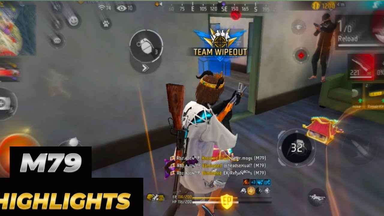Tournament+scrims #highlights by RBZ-AJIN [PART-1] M79+grenades highlights #fftournament #iqneo9pro 