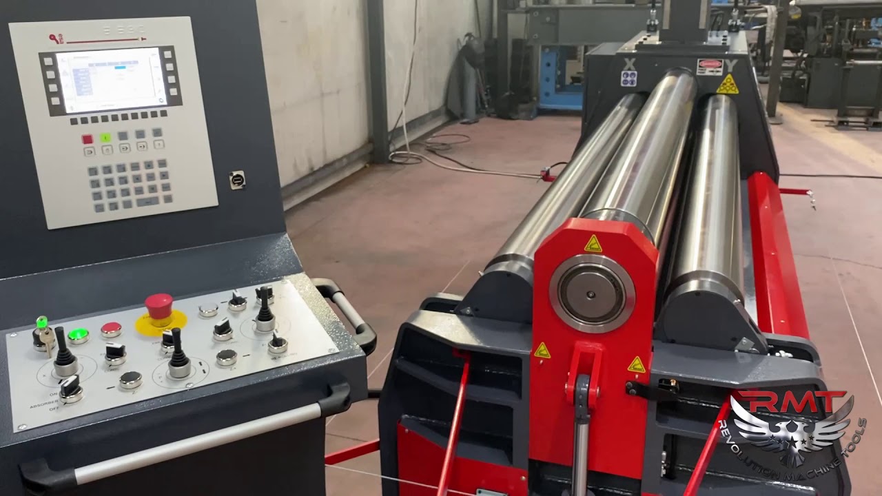 How to Use an RMT R-SMART Plate Roll with Optional NC Control Unit | Plate Roll Control