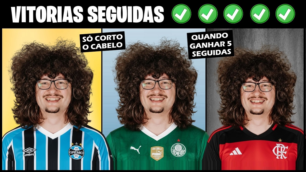A ÚLTIMA VEZ QUE O SEU TIME VENCEU 5 JOGOS CONSECUTIVOS