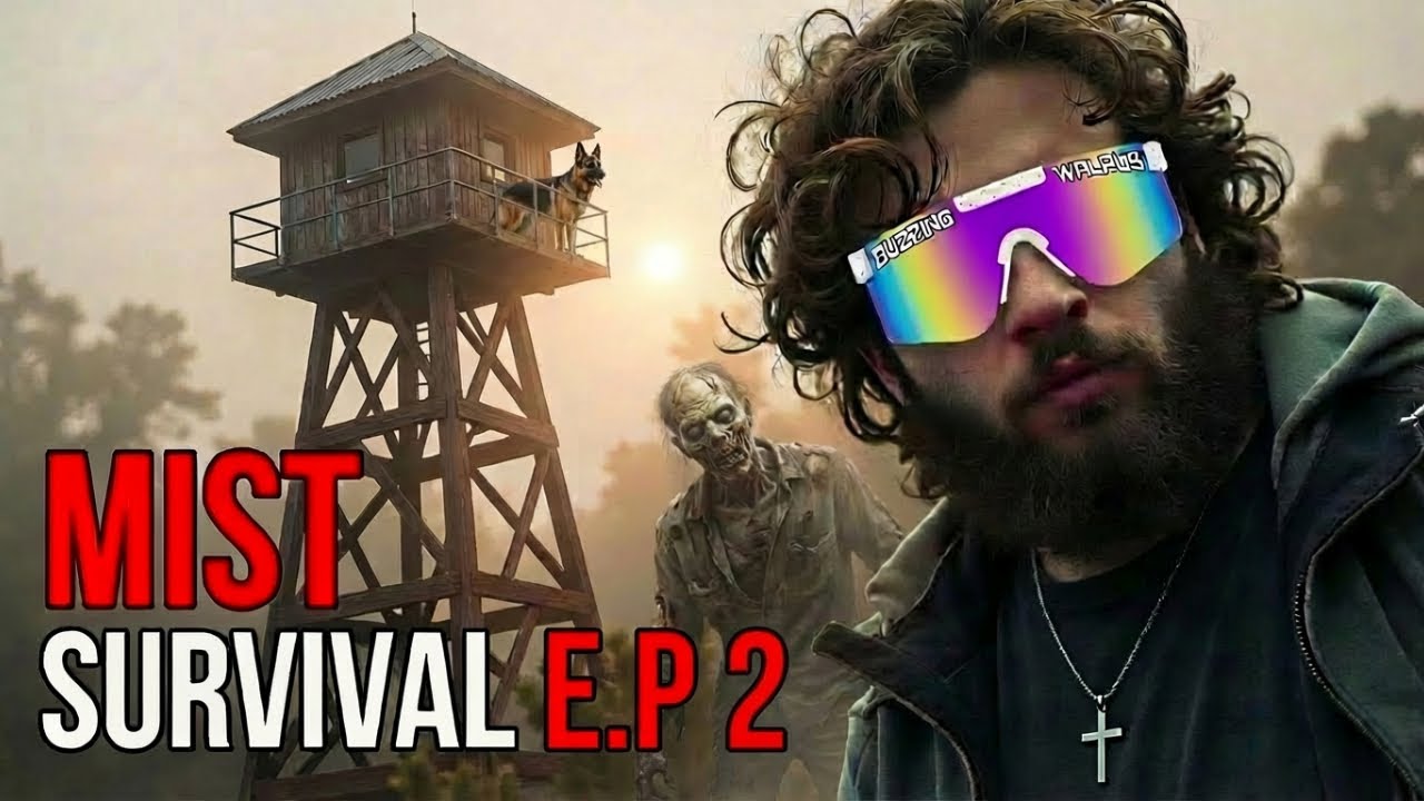 Our first blood, and we get jumped by a Bear! Mist Survival E.P 2
