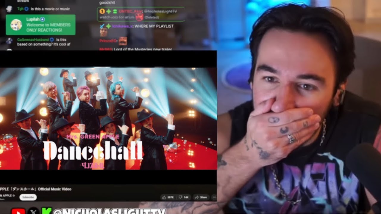 Mrs. GREEN APPLE -「ダンスホール」(REACTION)