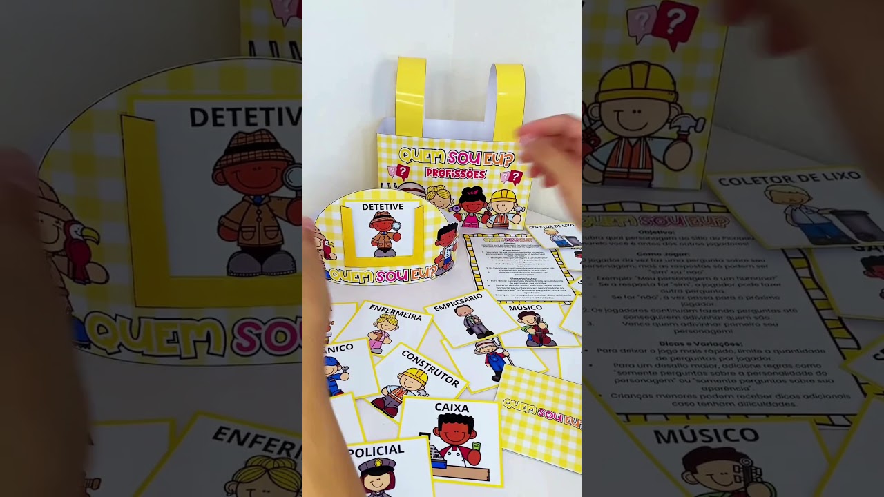 JOGO Quem Sou Eu? &ndash; Profiss&otilde;es!