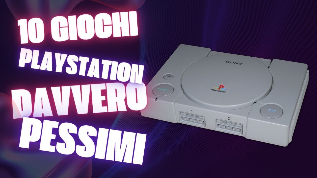 10 Videogiochi per PLAYSTATION veramente ORRIBILI