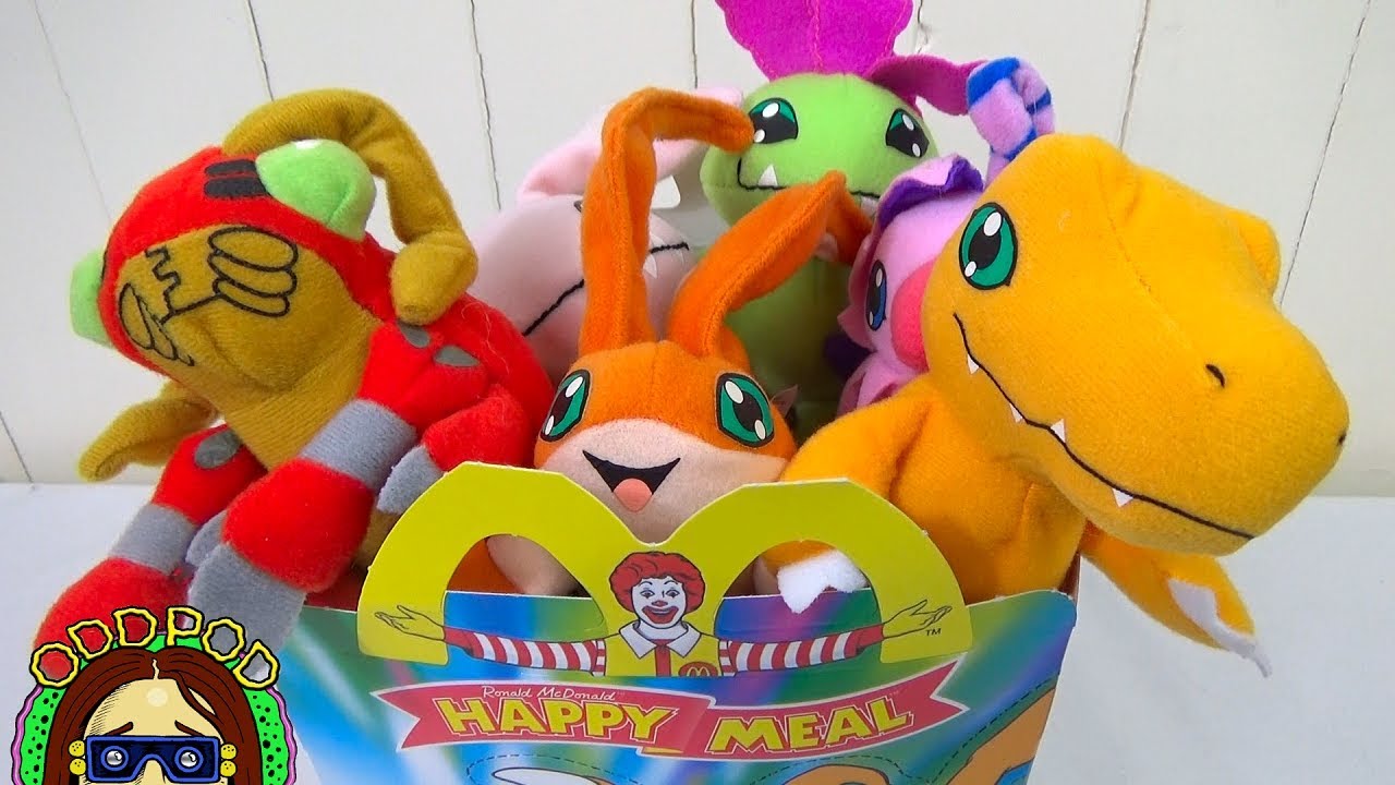 McDonald's Digimon Happy Meal Toys 2001 - Full Collection Unboxing & Review | Odd Pod