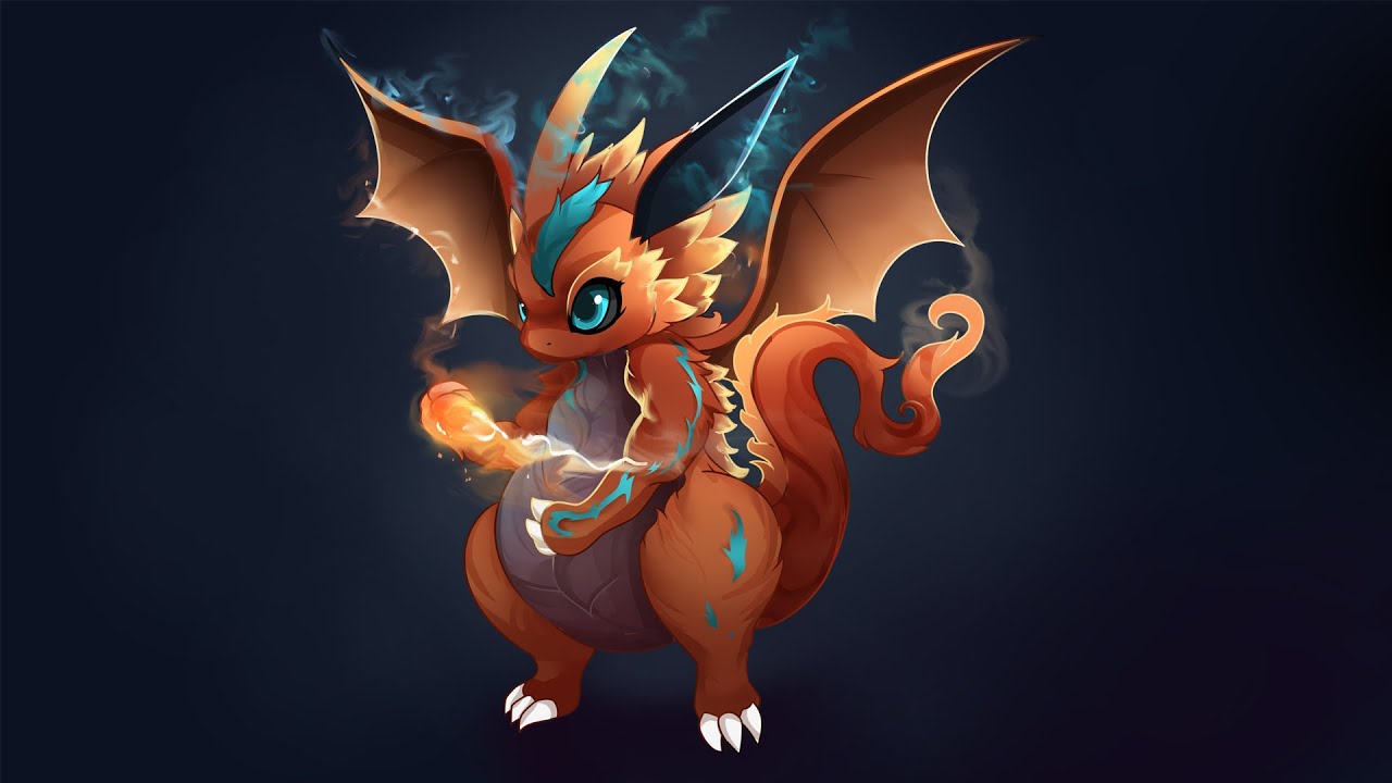 Drawing Eevee Charizard Pokémon Fusion | Cartoon Art