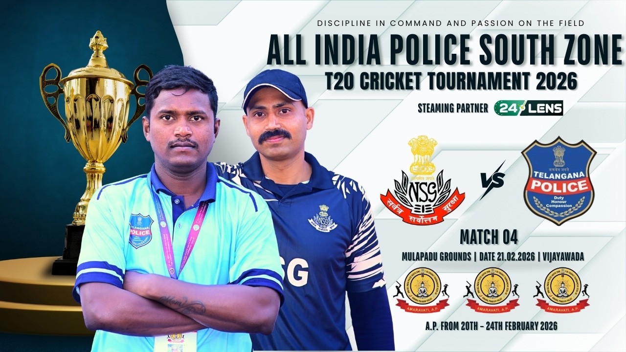 NSG vs Telangana | All India Police South Zone T20 Cricket Tournament | CP Ground | 21.02.26