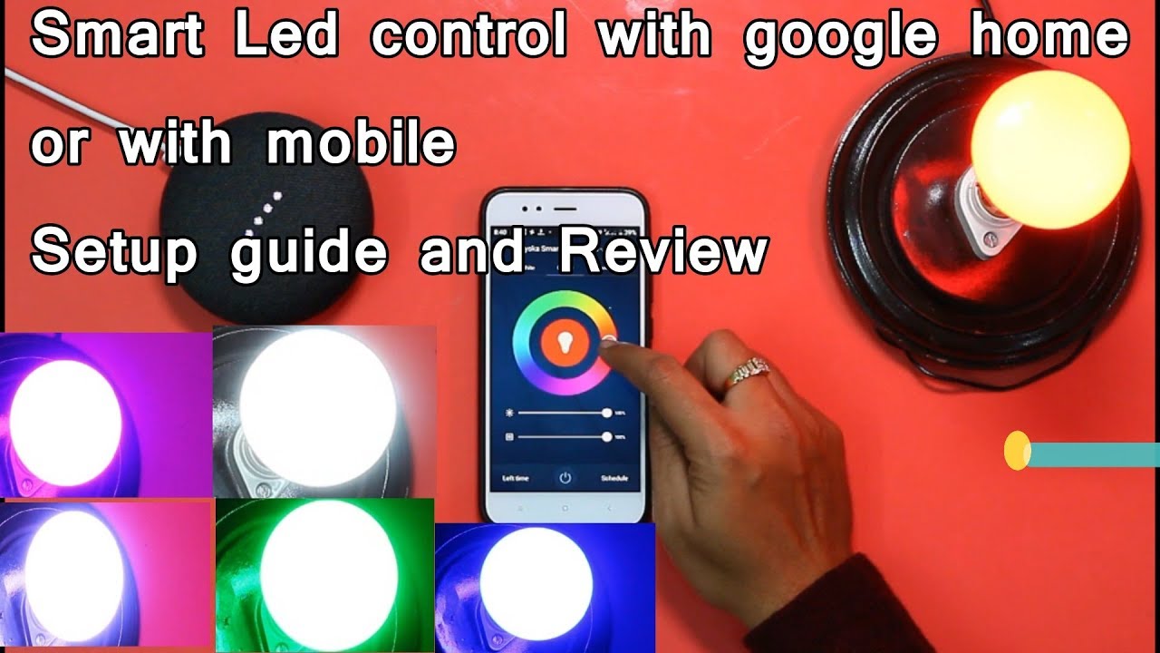 smart led bulb review and voice set up