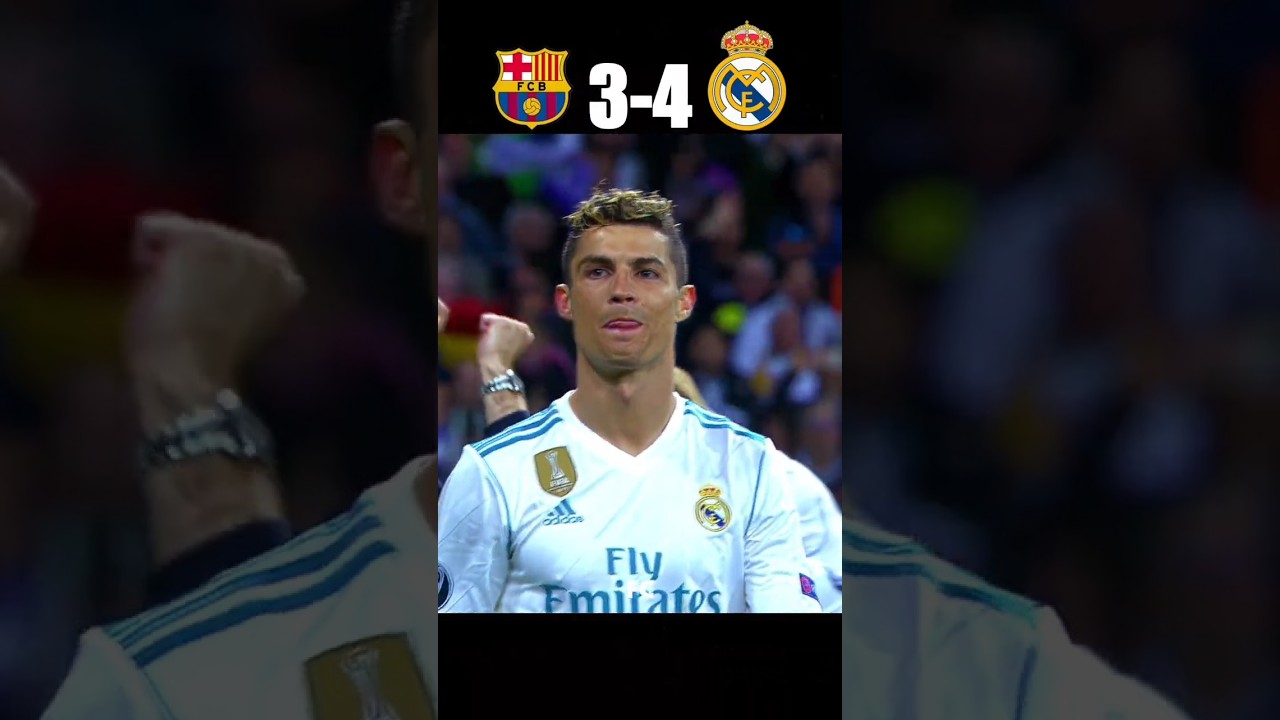 👑 El Cl&aacute;sico Drama &mdash; Barca vs Real Madrid #shorts