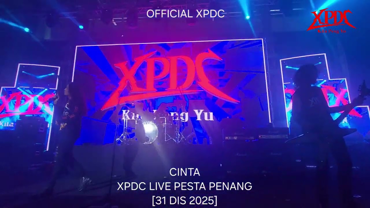 CINTA XPDC LIVE PESTA PENANG-31 DIS 2025-PADU!!FULL CROWD
