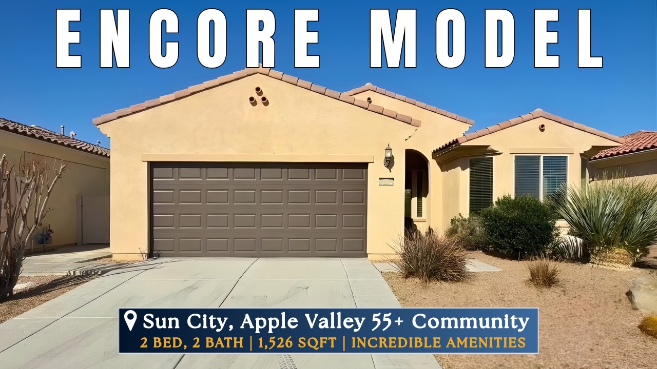 Sun City [Solera / Del Webb] 55+ Community | Encore Model Tour 1,526 SQFT