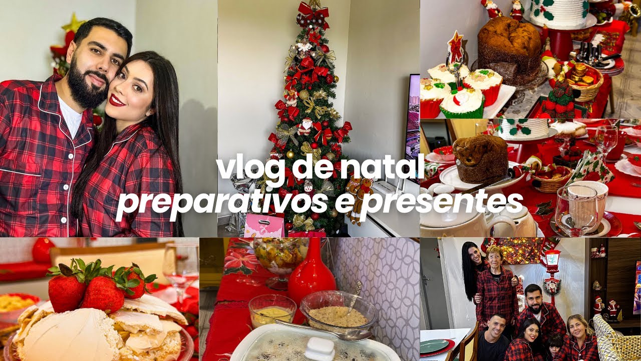 VLOG DE NATAL | Preparativos para a ceia e presentes! 🎁🎄