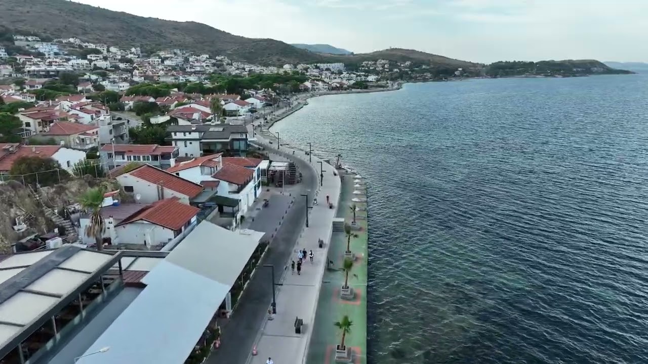 İZMİR URLA İSKELE SAHİL Drone Çekimi (tanıtım)