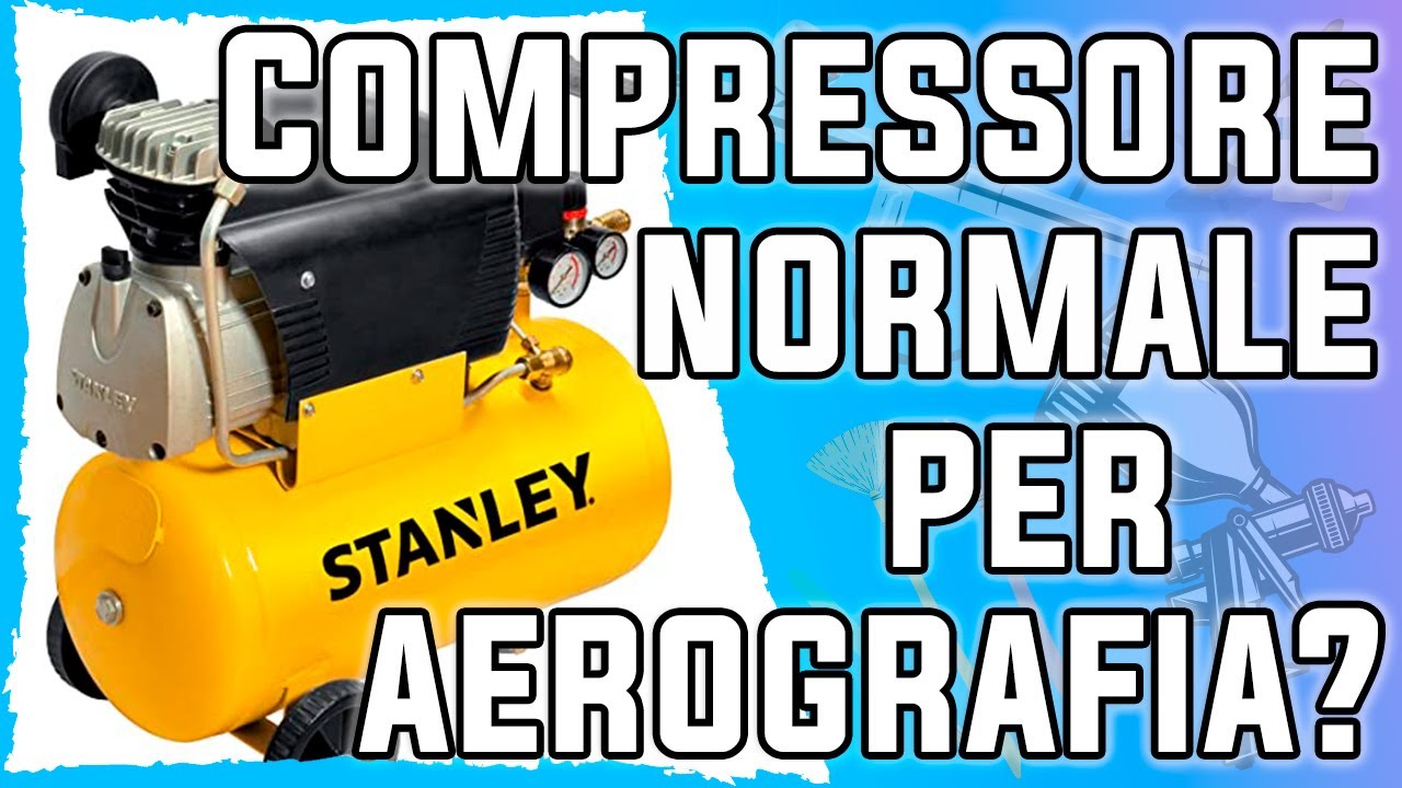 E' possibile utilizzare un normale compressore per aerografare???