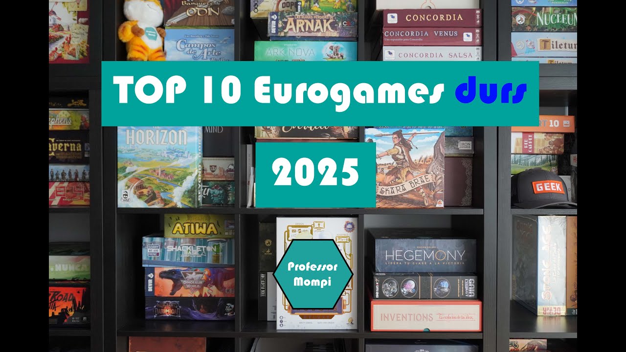 Top 10 2025 - Eurogames durs