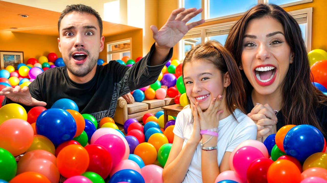 ABİMİN ODASINI BALONLA DOLDURDUM ! *Büyük Kışkırtma* w/@MayaBasolOfficial