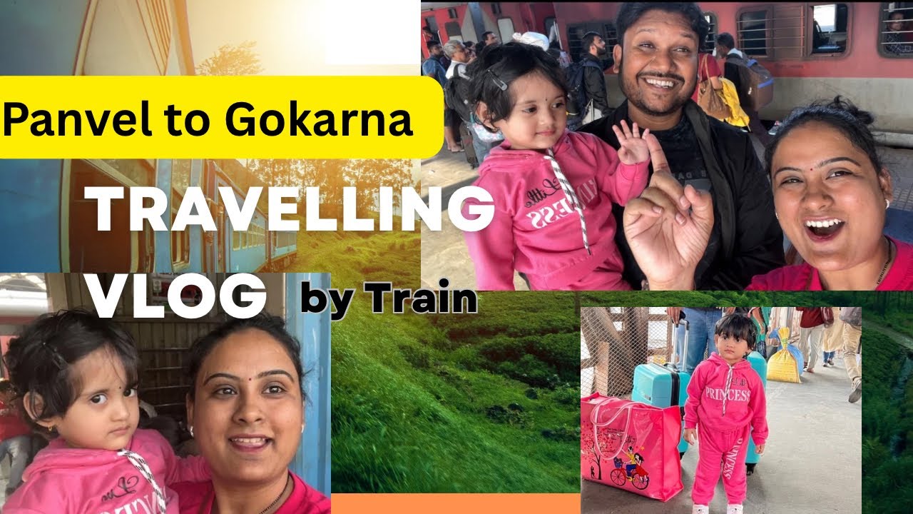 BIRTHDAY TRIP 🎂✨”“PANVEL ➝ GOKARNA🌴2025 travel vlog ! Train journey  🚉