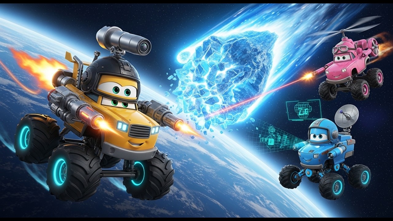 Dash & Helmet Heroes  Comet Tail Chaser Space Rescue! ☄️  Kids Cartoons & STEM Adventure