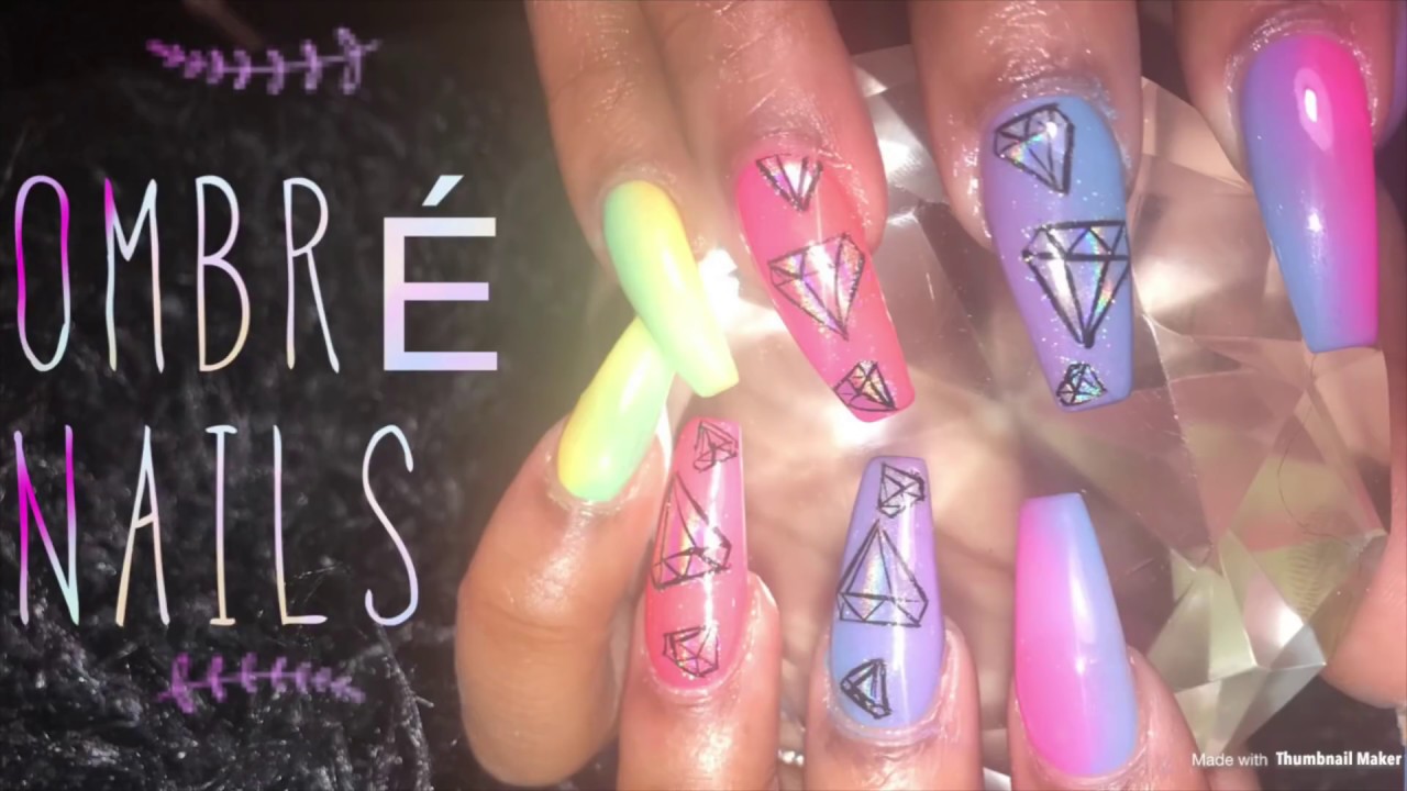 Spring Ombré Nails