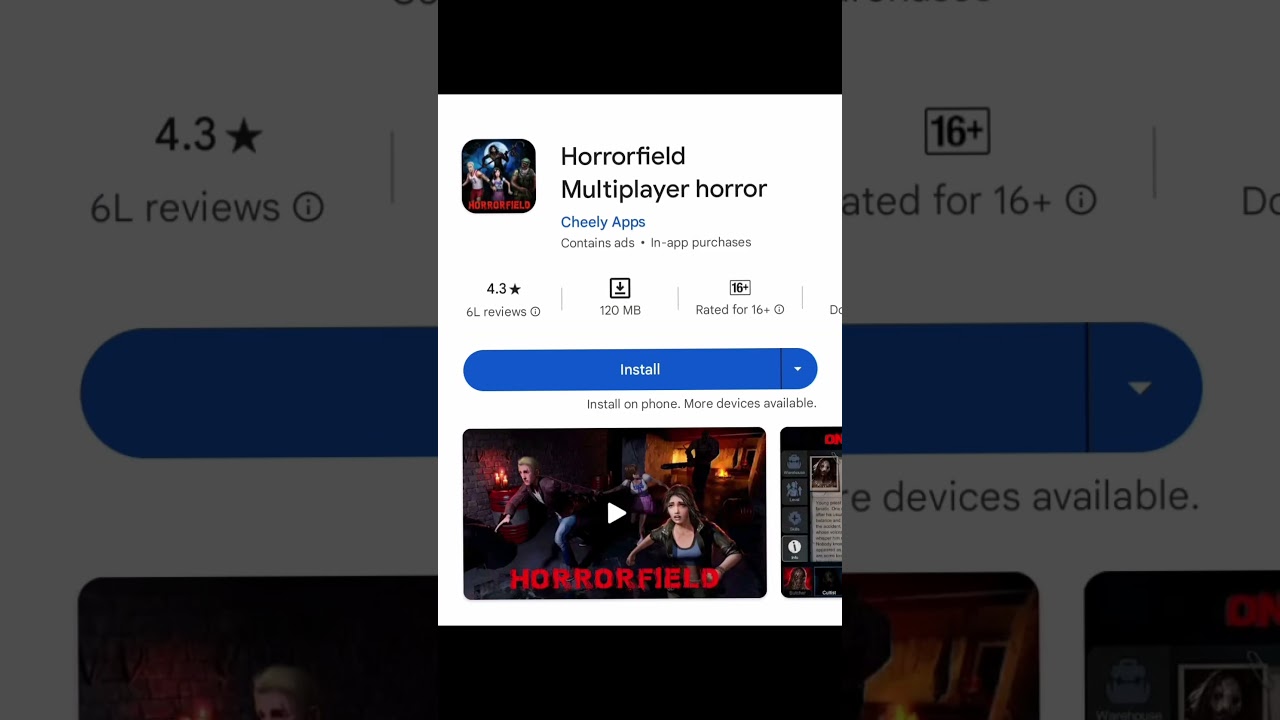 Top 3 Multiplayer Horror Games For Android || top horror game #games #viral