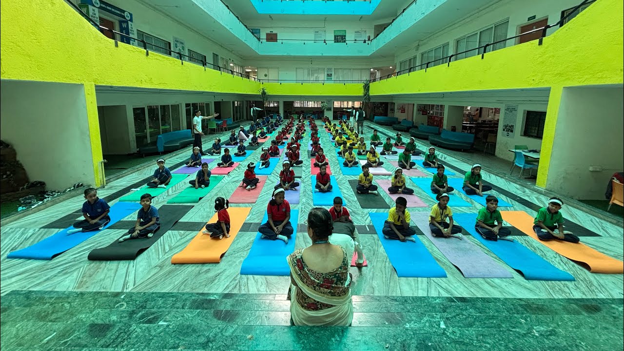YOGA DAY CELEBRATION 🧘💚 | GEETAMATA ENGLISH MEDIUM HIGH SCHOOL