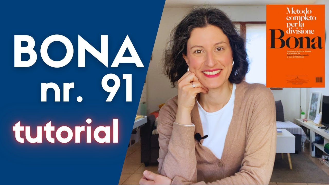 ESERCIZIO NR. 91 BONA | tutorial pratico - studio guidato