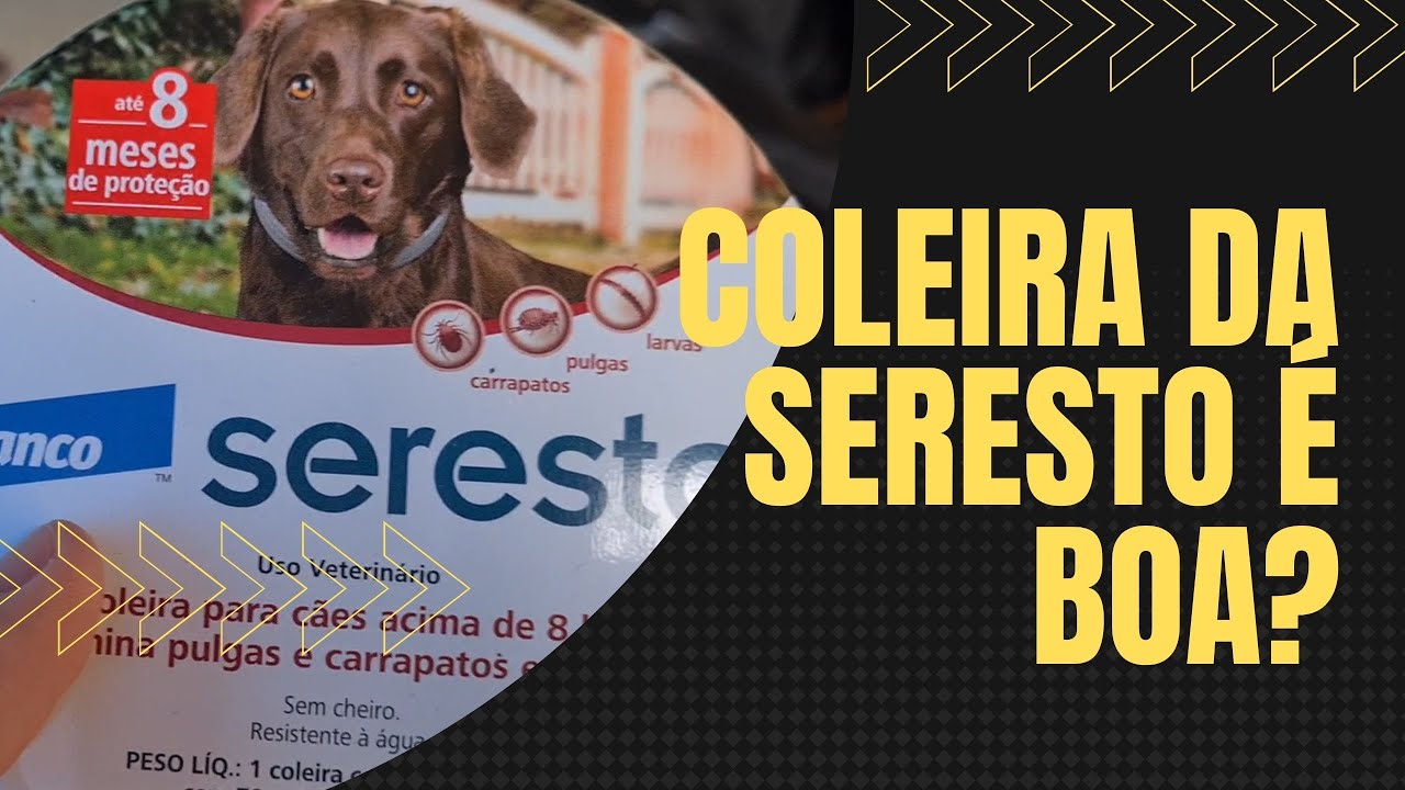 Coleira SERESTO para PULGAS e CARRAPATOS