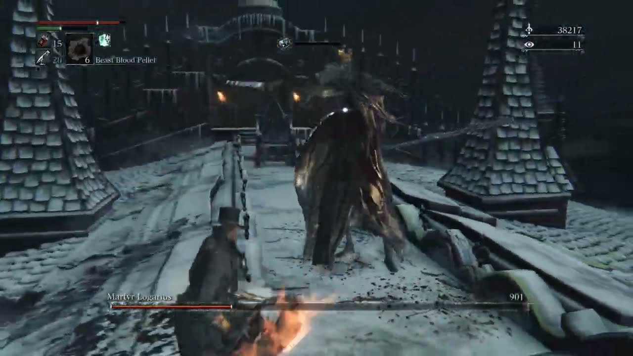 Bloodborne Martyr Logarius was annoying me