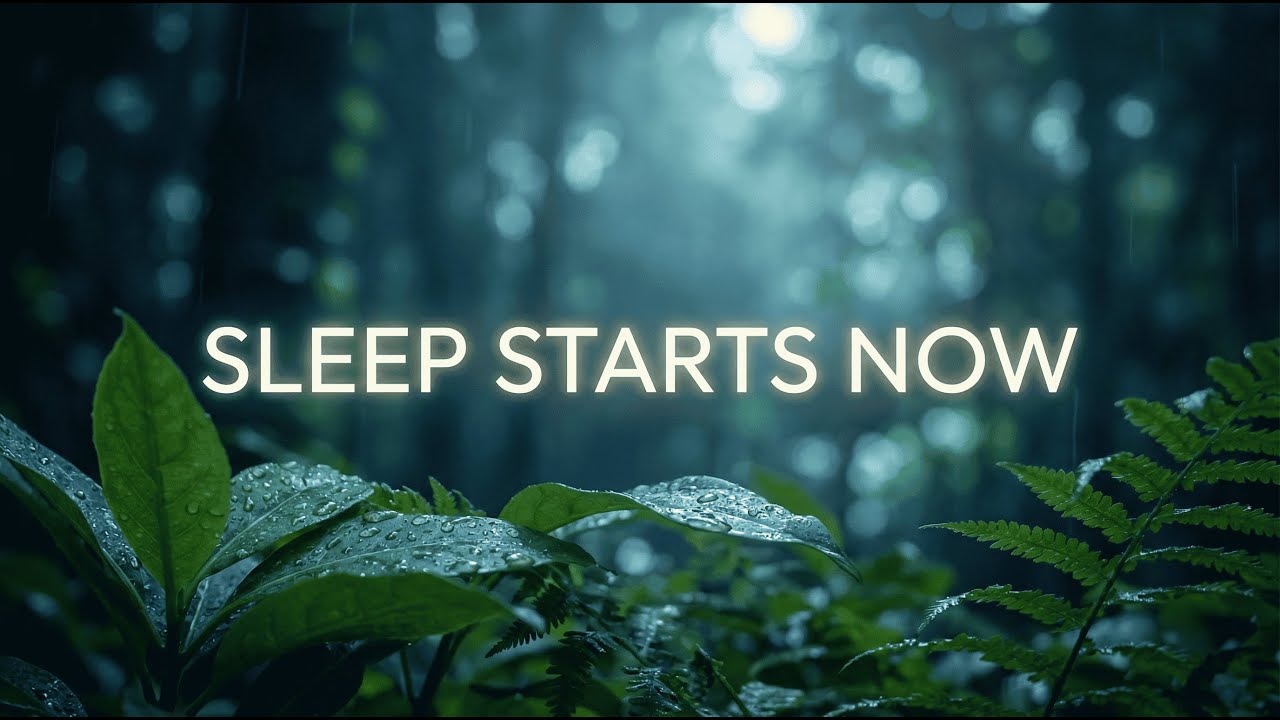 Can't Sleep? Relaxing Rain & Soft Piano Music for Deep Sleep🌙| You & Me