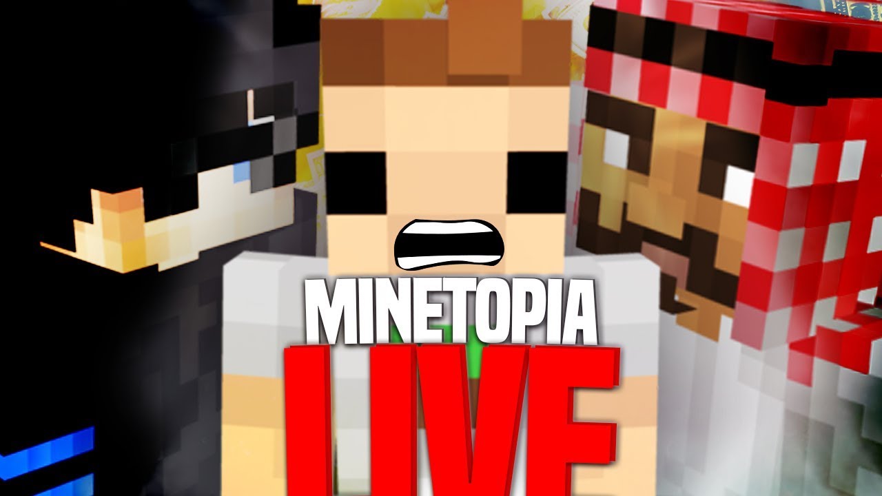 NEUTRAAL MET EEN GANG EN RUZIE MET DE ANDERE!! MINETOPIA LIVE!