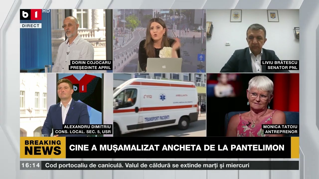 L. Brătescu, PNL, despre situația de la Spitalul Sf Pantelimon_Știri B1TV_12 aug. 2024