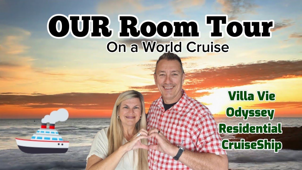 🛳 НАША экскурсия по номеру на Villa Vie Odyssey | Непрерывный кругосветный круиз 🚢 | E30