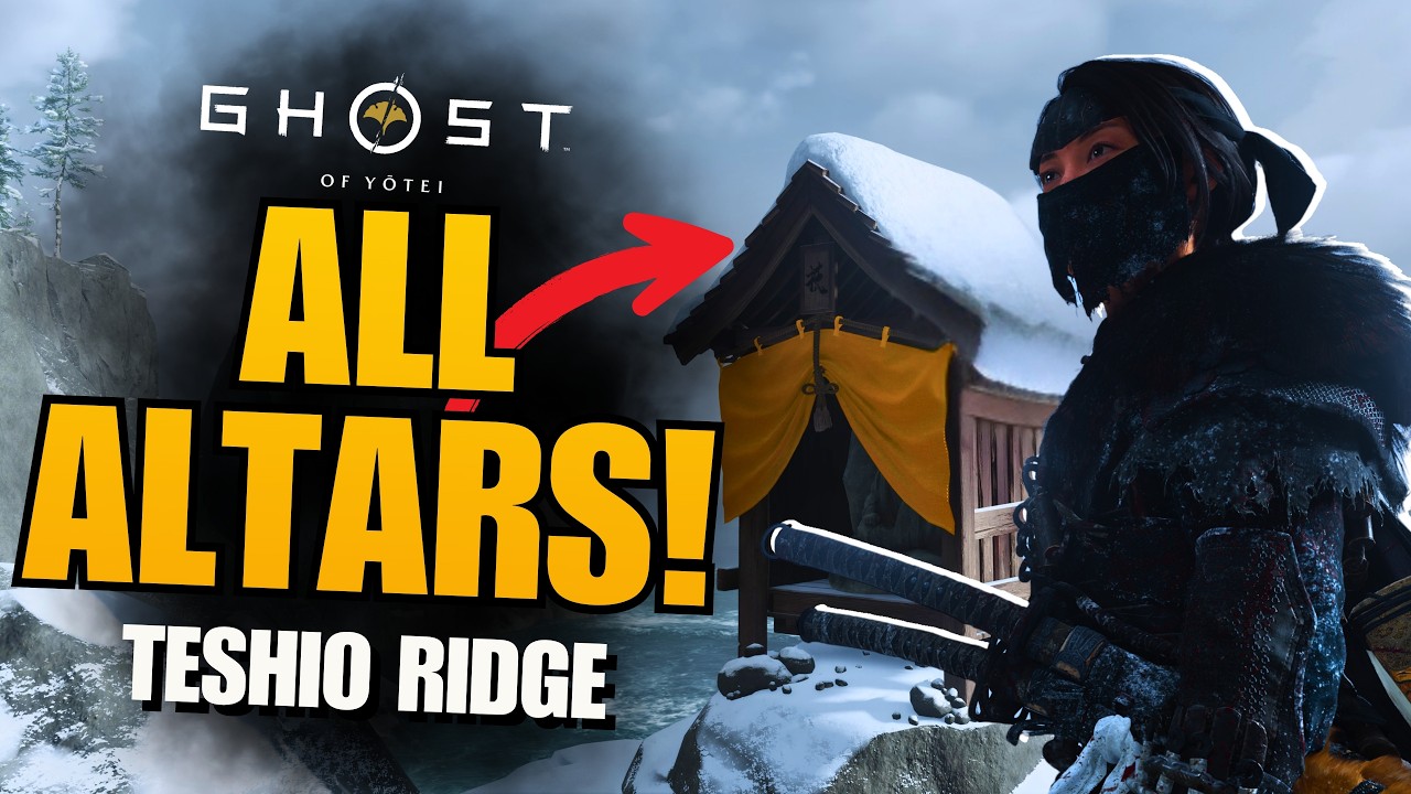 🏯 All Teshio Ridge Altars/Enemy Hideout Puzzle Guide! - Ghost of Yotei (PS5)