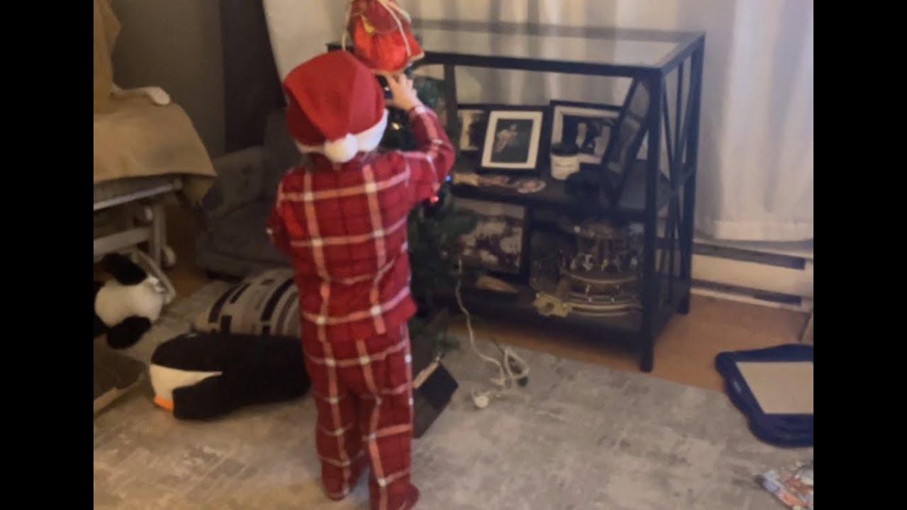 Toddler Decorating Christmas Tree (Christmas 2025)