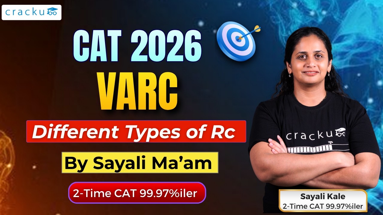 CAT 2025 Live: Mastering RC for CAT 2025 | Different Types of RCs & How to Solve Them