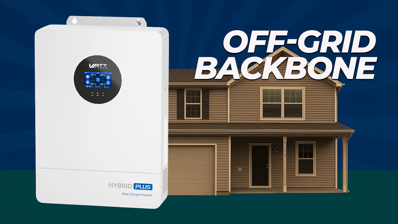 Watt Cycle 48V Hybrid Inverter : The Backbone of My Future Off‑Grid Power System