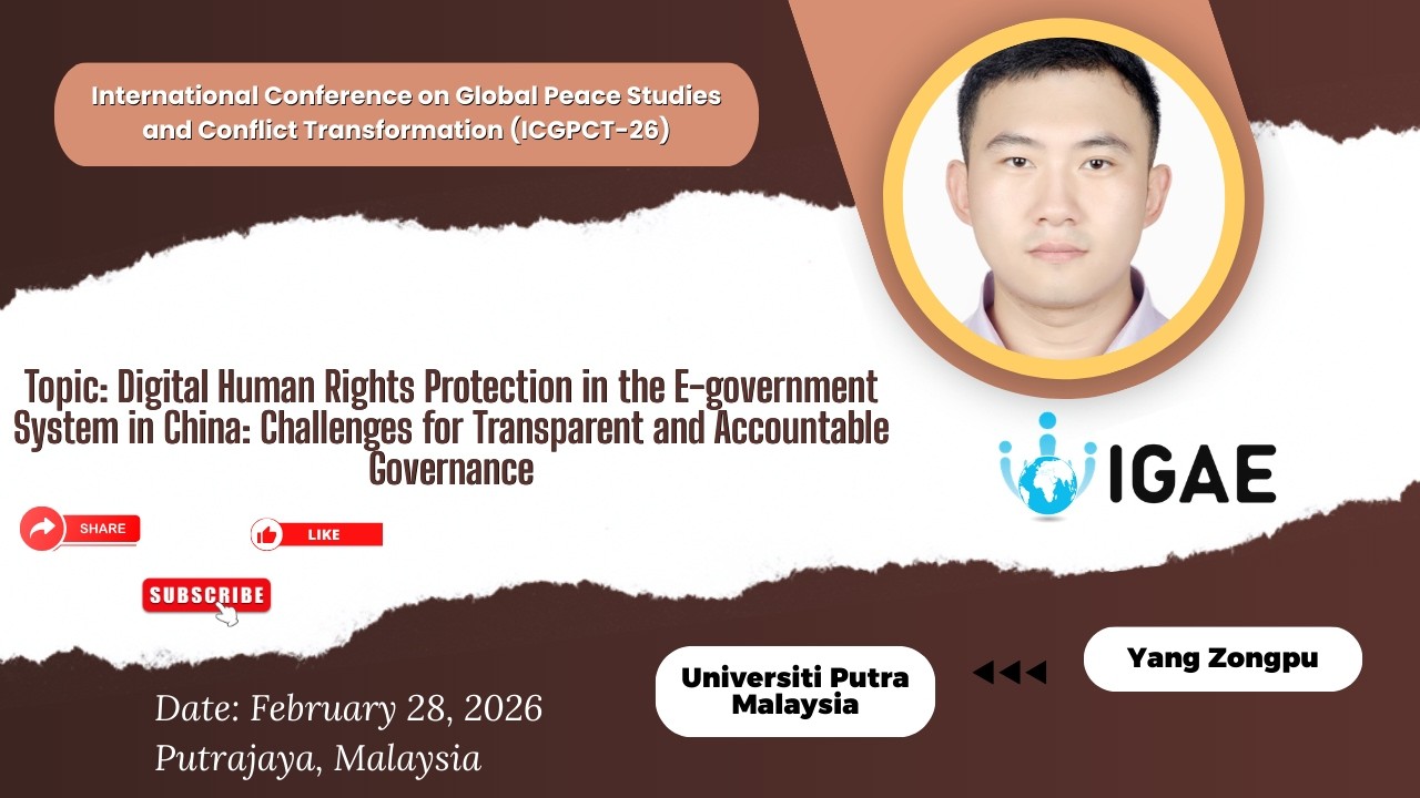 IGAE - Digital Human Rights Protection in China’s E-Government System
